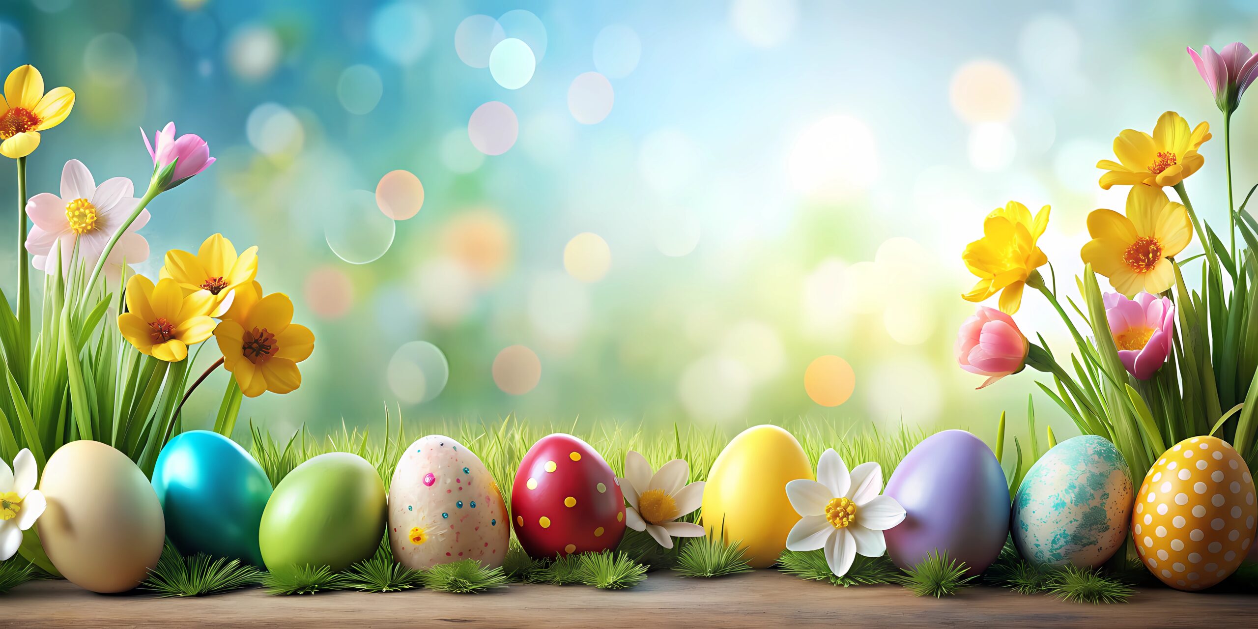 vecteezy_ai-generated-an-easter-background-with-eggs-flowers-and_40754359
